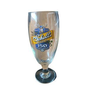 Vintage Schells Brewing Company 150th Anniversary Beer Glass Celebrate in Style!